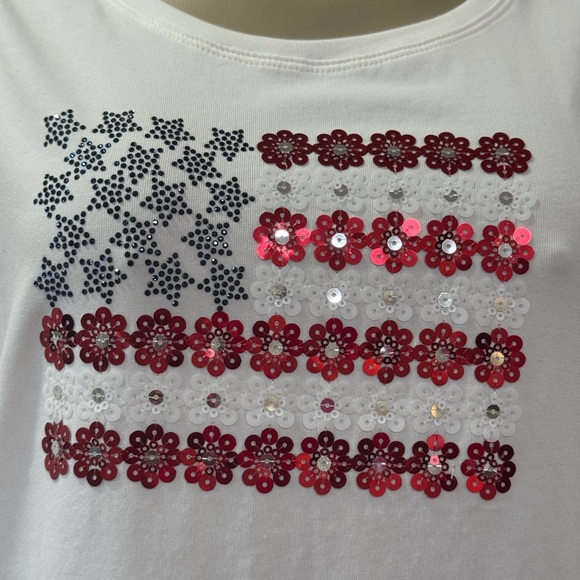 Chico's Embellished Knit Tee - Picture 3 of 9